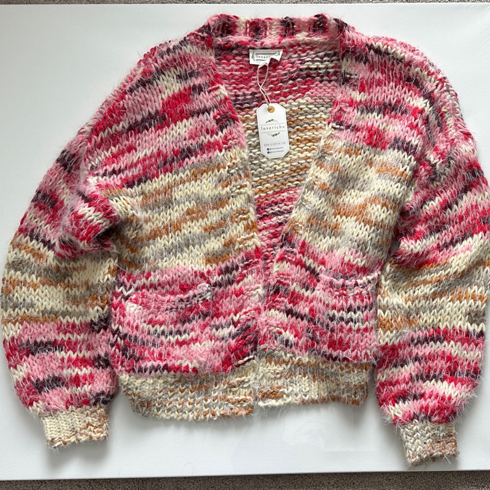 Love Riche Vibrant Knit Cardigan